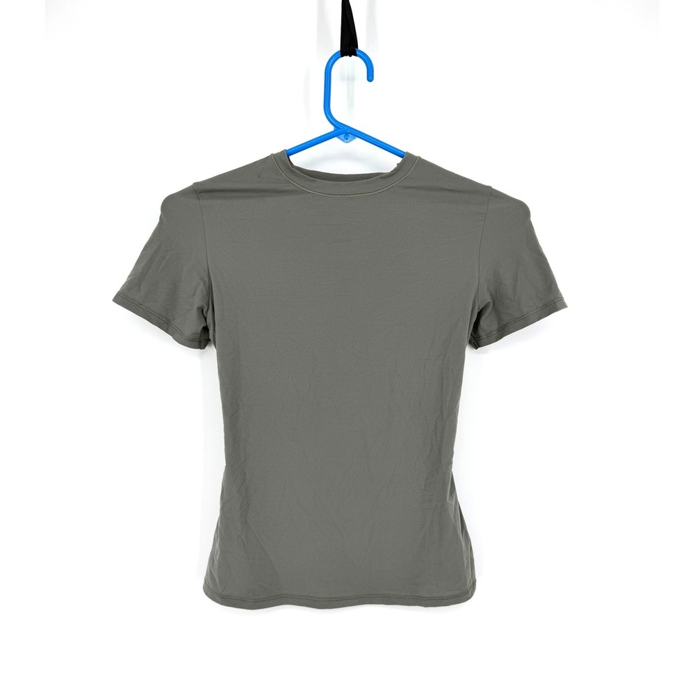 NEW SKIMS Fits Everybody Short Sleeve T-Shirt Gunmetal Grey Small AP-TSH-0649 - Picture 2 of 6